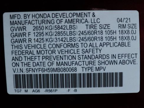 Used 2021 Honda Pilot EX-L image 60