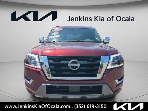 Used 2023 Nissan Armada Platinum w/ Captain's Chairs Package AWD/4WD image 9