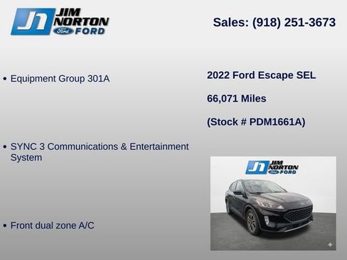 Used 2022 Ford Escape SEL FWD image 8