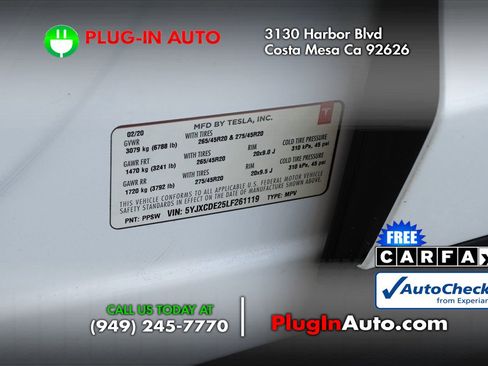 Used 2020 Tesla Model X Long Range image 10