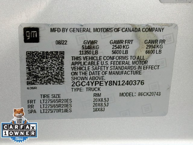 Used 2022 Chevrolet Silverado 2500 LTZ AWD/4WD image 44