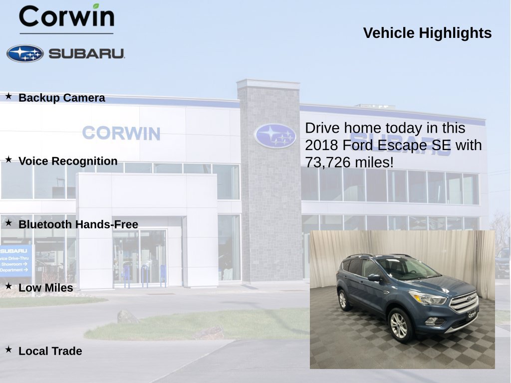 Used 2018 Ford Escape SE w/ SE Sync 3 Package AWD/4WD image 6