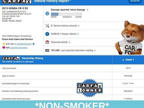 Used 2015 Honda CR-V EX image 4