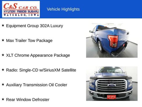 Used 2017 Ford F150 XLT w/ Equipment Group 302A Luxury RWD image 7