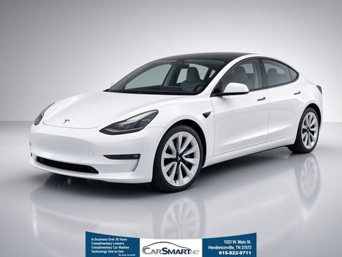 Used 2021 Tesla Model 3 Long Range AWD/4WD image 1