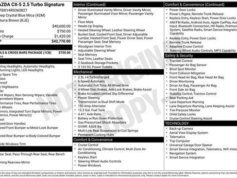 Used 2024 MAZDA CX-5 Signature image 15