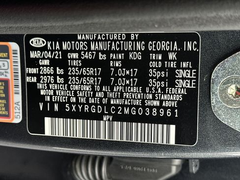 Used 2021 Kia Sorento LX AWD/4WD image 28