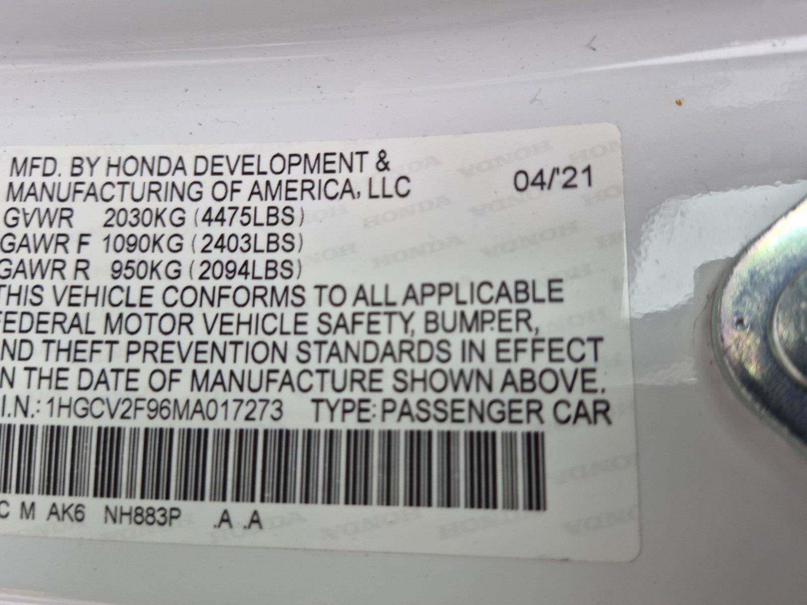 Used 2021 Honda Accord Touring image 41