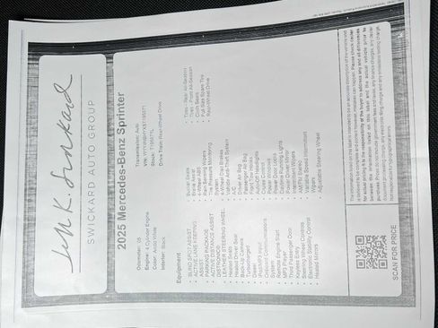 Used 2025 Mercedes-Benz Sprinter 2500 image 39