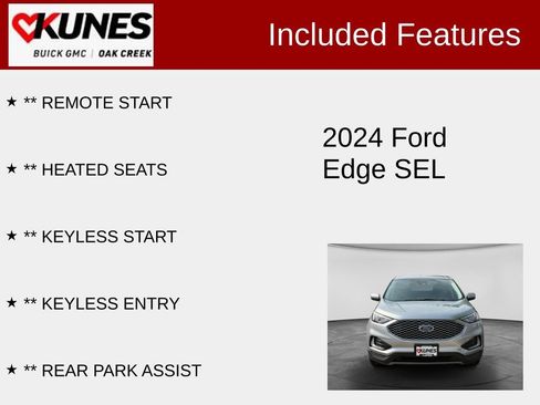 Used 2024 Ford Edge SEL AWD/4WD image 2