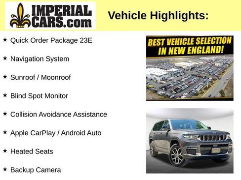 Used 2023 Jeep Grand Cherokee L Limited AWD/4WD image 8