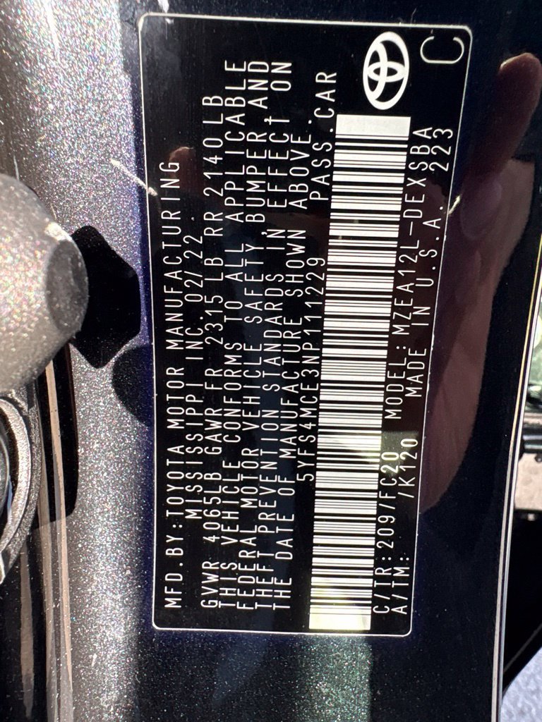 Used 2022 Toyota Corolla SE FWD image 20