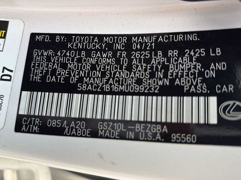 Used 2021 Lexus ES 350 w/ Accessory Package FWD image 20