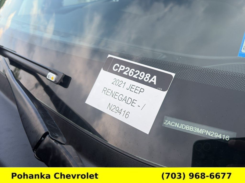 Used 2021 Jeep Renegade Latitude AWD/4WD image 32