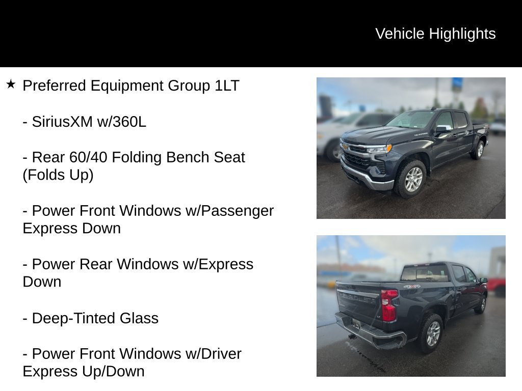 Used 2024 Chevrolet Silverado 1500 LT w/ Leather Package AWD/4WD image 5