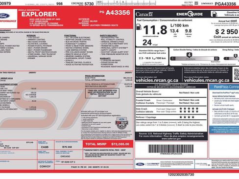 Used 2023 Ford Explorer ST w/ Technology Package AWD/4WD image 53