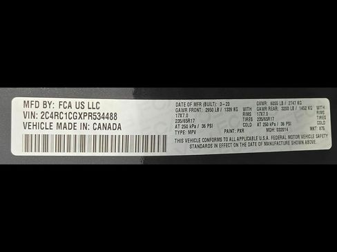 Used 2023 Chrysler Voyager LX FWD image 64