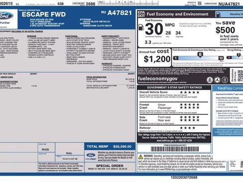 Used 2022 Ford Escape SE FWD image 25