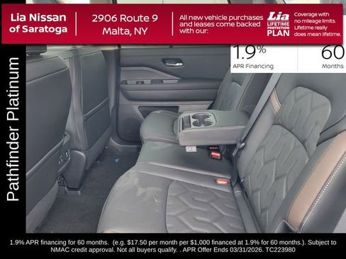New 2026 Nissan Pathfinder Platinum image 32