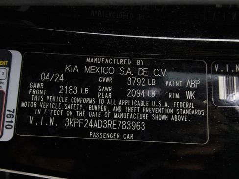 Used 2024 Kia Forte LXS FWD image 42