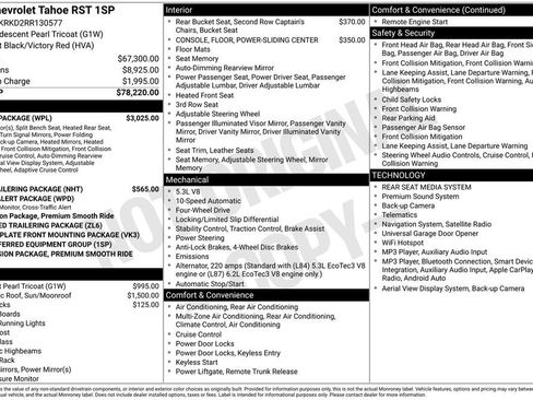 Used 2024 Chevrolet Tahoe RST w/ Luxury Package AWD/4WD image 2