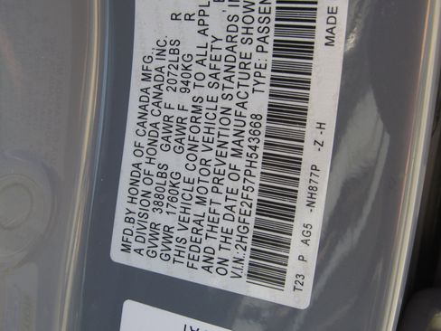 Certified 2023 Honda Civic Sport image 26