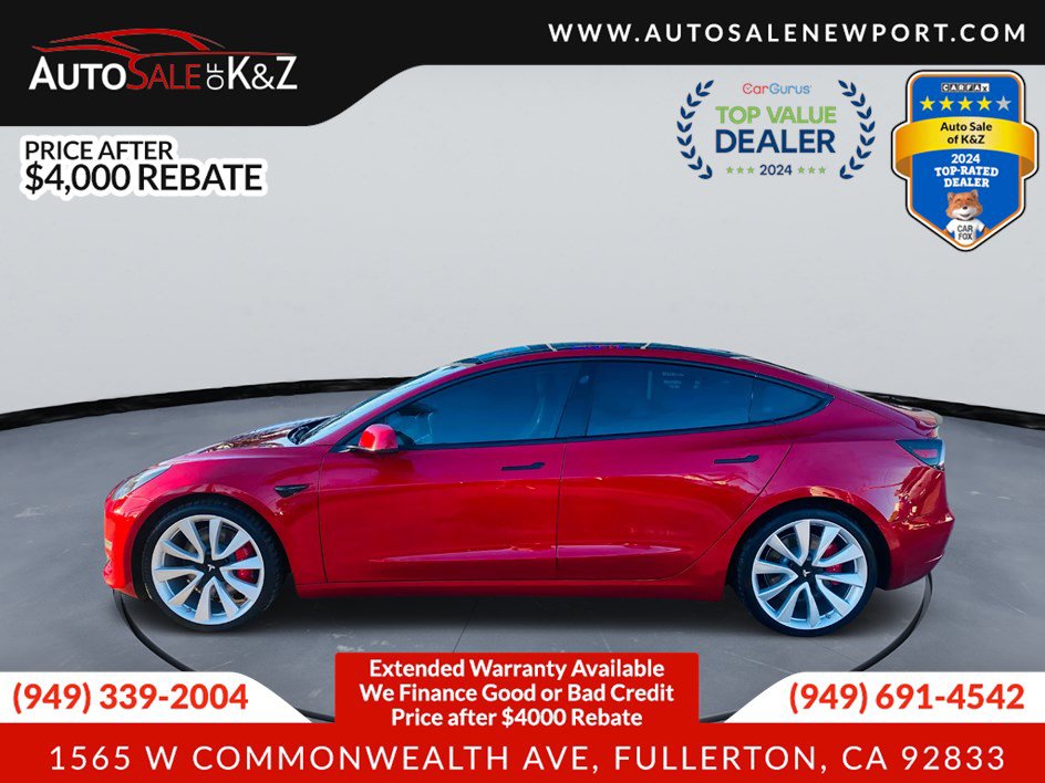Used 2019 Tesla Model 3 Performance AWD/4WD image 4