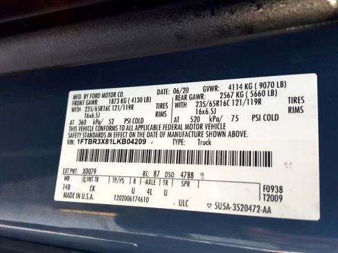 Used 2020 Ford Transit 250 148 High Roof Extended image 24