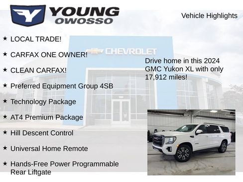 Used 2024 GMC Yukon XL AT4 w/ AT4 Premium Package image 8