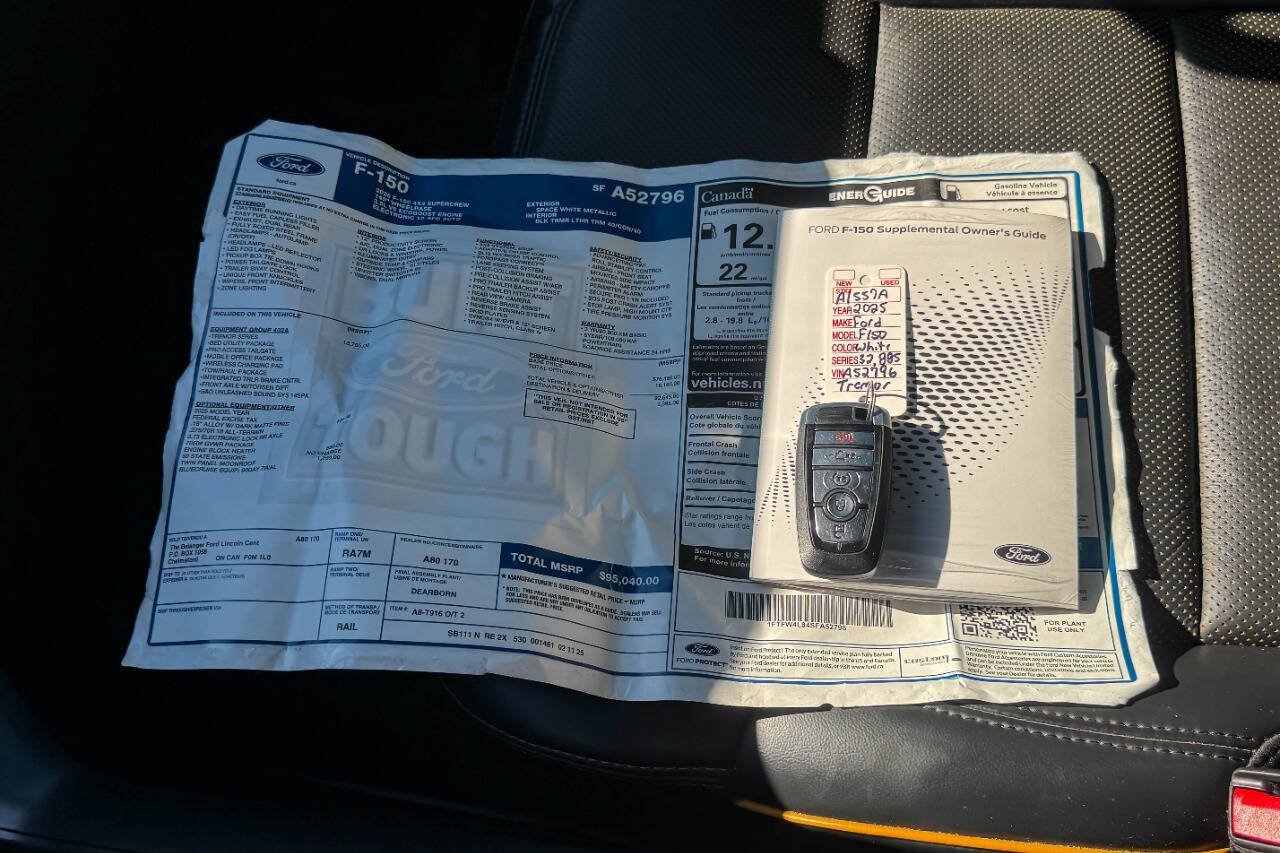 Used 2025 Ford F150 Tremor w/ Equipment Group 402A High AWD/4WD image 39