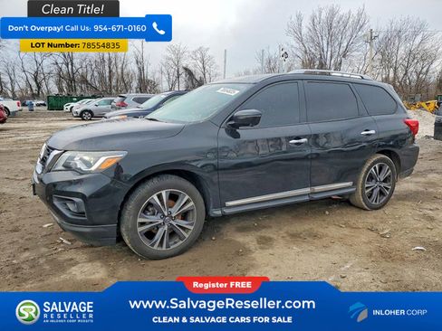Used 2017 Nissan Pathfinder Platinum w/ Family Entertainment Package AWD/4WD image 1