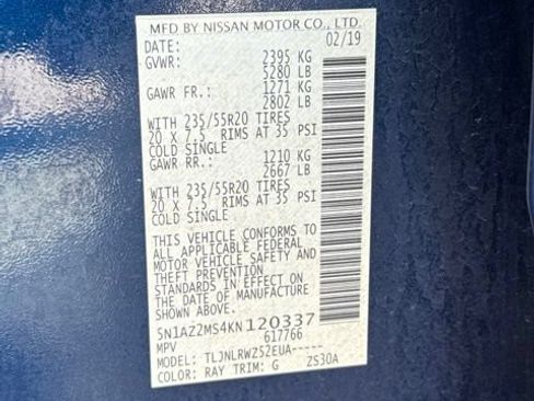 Used 2019 Nissan Murano SL AWD/4WD image 14