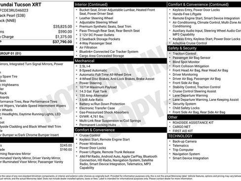 New 2024 Hyundai Tucson XRT image 30