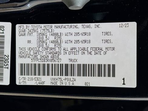 Used 2024 Toyota Tundra TRD Pro AWD/4WD image 34