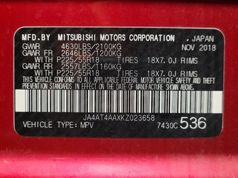 Used 2019 Mitsubishi Eclipse Cross LE AWD/4WD image 33