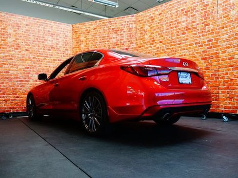 Used 2019 INFINITI Q50 Red Sport 400 w/ Proactive Package AWD/4WD image 4