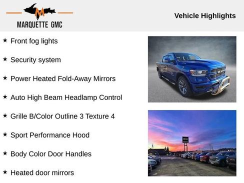 Used 2019 RAM 1500 Laramie w/ Sport Appearance Package image 13