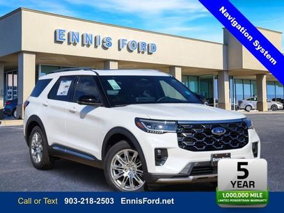 New 2026 Ford Explorer Platinum