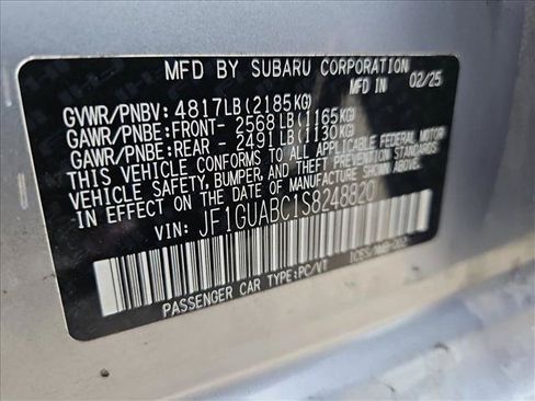 Used 2025 Subaru Impreza 2.0i AWD/4WD image 21