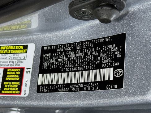 Used 2022 Toyota Camry LE FWD image 29