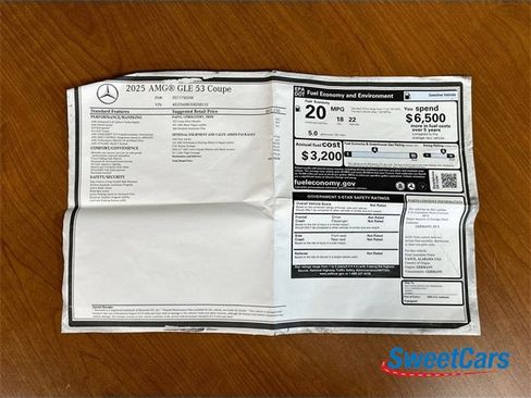 Used 2025 Mercedes-Benz GLE 53 AMG 4MATIC Coupe image 58