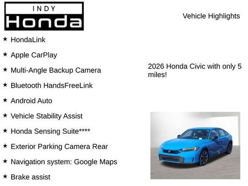 New 2026 Honda Civic Sport Touring image 7