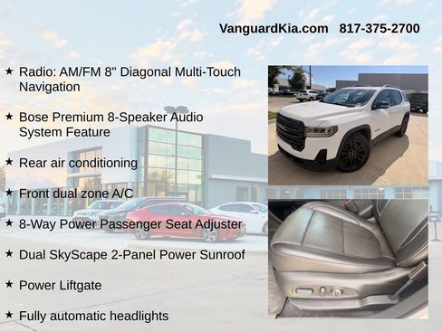 Used 2023 GMC Acadia SLT w/ Elevation Edition FWD image 12