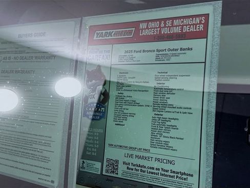 Used 2025 Ford Bronco Sport Outer Banks w/ Outer Banks Tech Package+ image 14