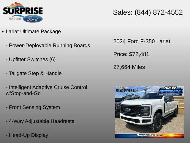 Used 2024 Ford F350 Lariat w/ Lariat Ultimate Package AWD/4WD image 16