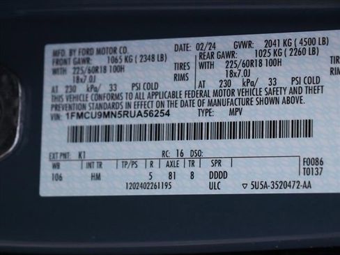 Used 2024 Ford Escape ST-Line w/ Tech Pack #1 image 31