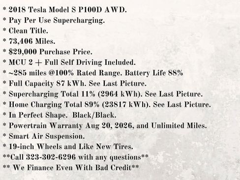 Used 2018 Tesla Model S P100D image 15