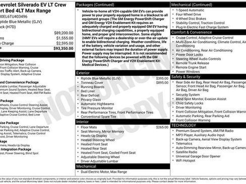 Used 2026 Chevrolet Silverado EV LT AWD/4WD image 2
