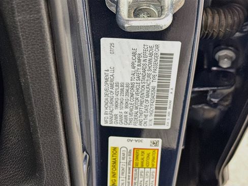 Certified 2025 Honda Accord SE image 31
