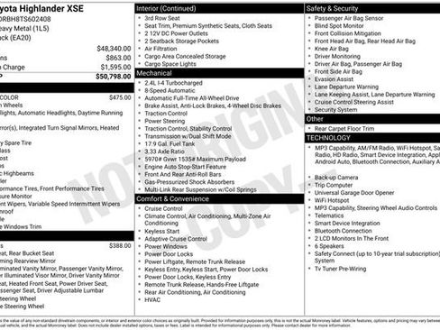 Certified 2026 Toyota Highlander XSE AWD/4WD image 36